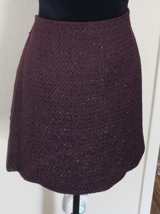 Calvin Klein Dresses & Skirts - Calvin Klein Sparkle Knit A-Line Skirt - Wine